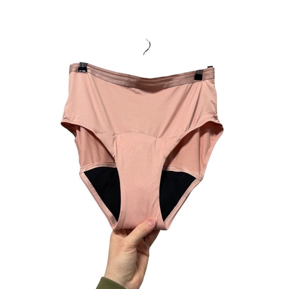 THINX Pink Hi-Waist Period Panties Underwear Brief Size XL